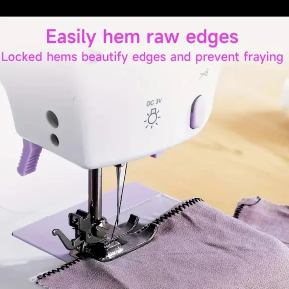 Sewing Machine Purple And White - Picture 3 of 8